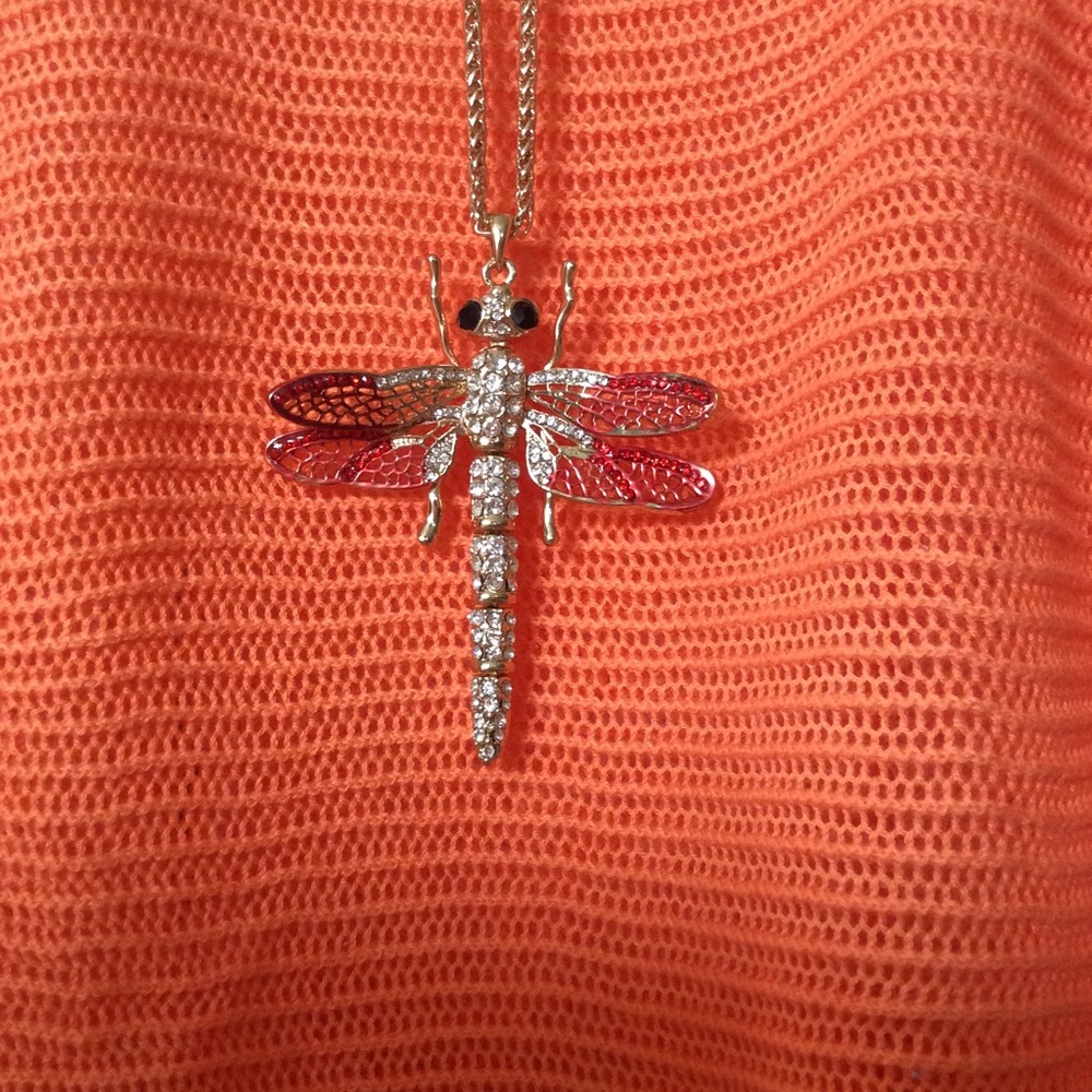 Bijou Brigitte Dragonfly Neckless
